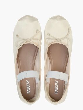 Satin Round Toe Ballet Flats
